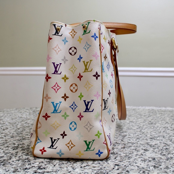 🎉LIMITED EDITION🎉 GM TOTE LV x Takashi Murakami Multicolor Tote - Picture 12 of 14